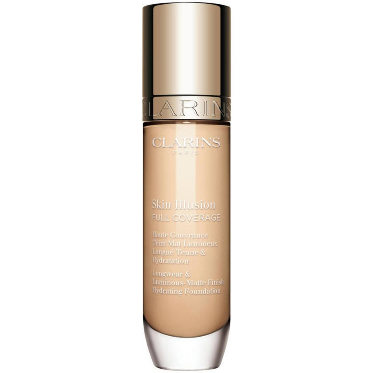 Clarins, Skin Illusion, Luminous, Liquid Foundation, 100.4N, 30 ml
