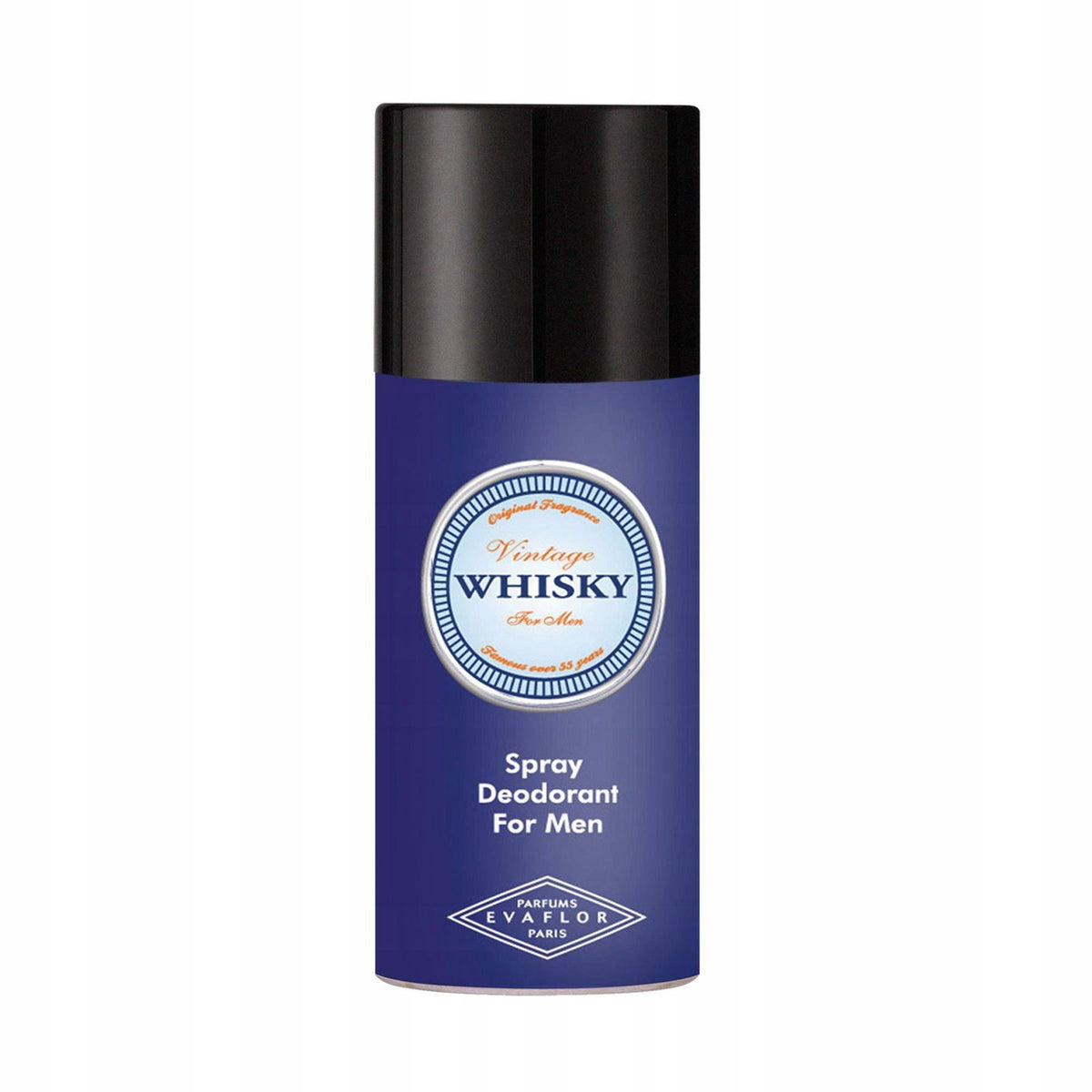 Evaflor, Whisky Vintage, Spicy, Deodorant Spray, For Men, 150 ml