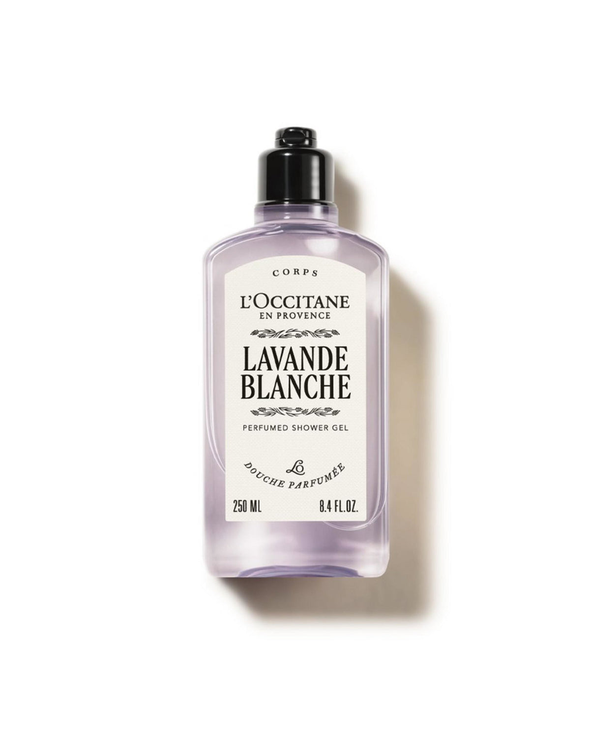 L'Occitane en Provence, Lavande Blanche, Cleansing & Softening, Shower Gel, For All Skin Types, 250 ml