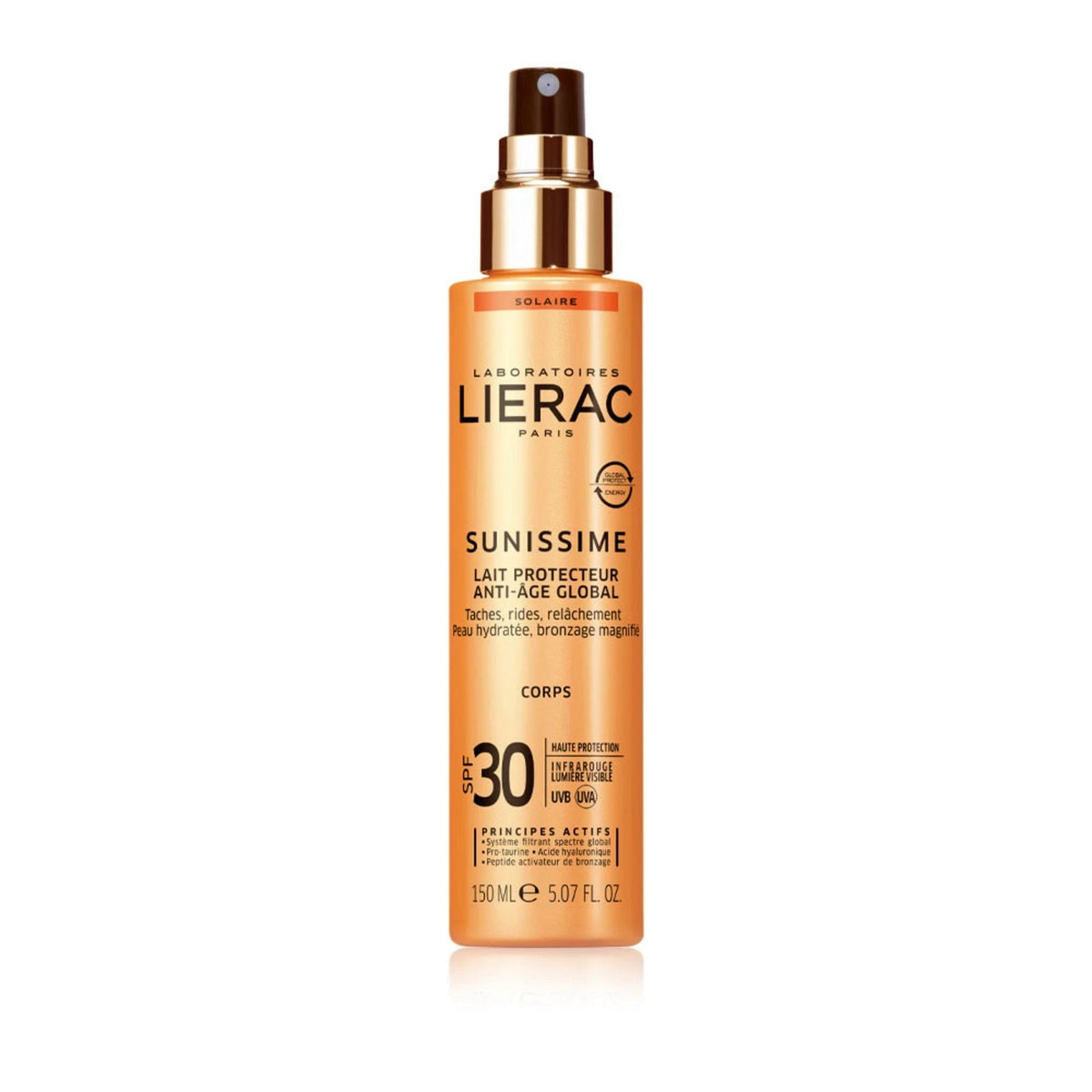 Lierac Sunissime Loción solar corporal antiedad SPF30 150 ml