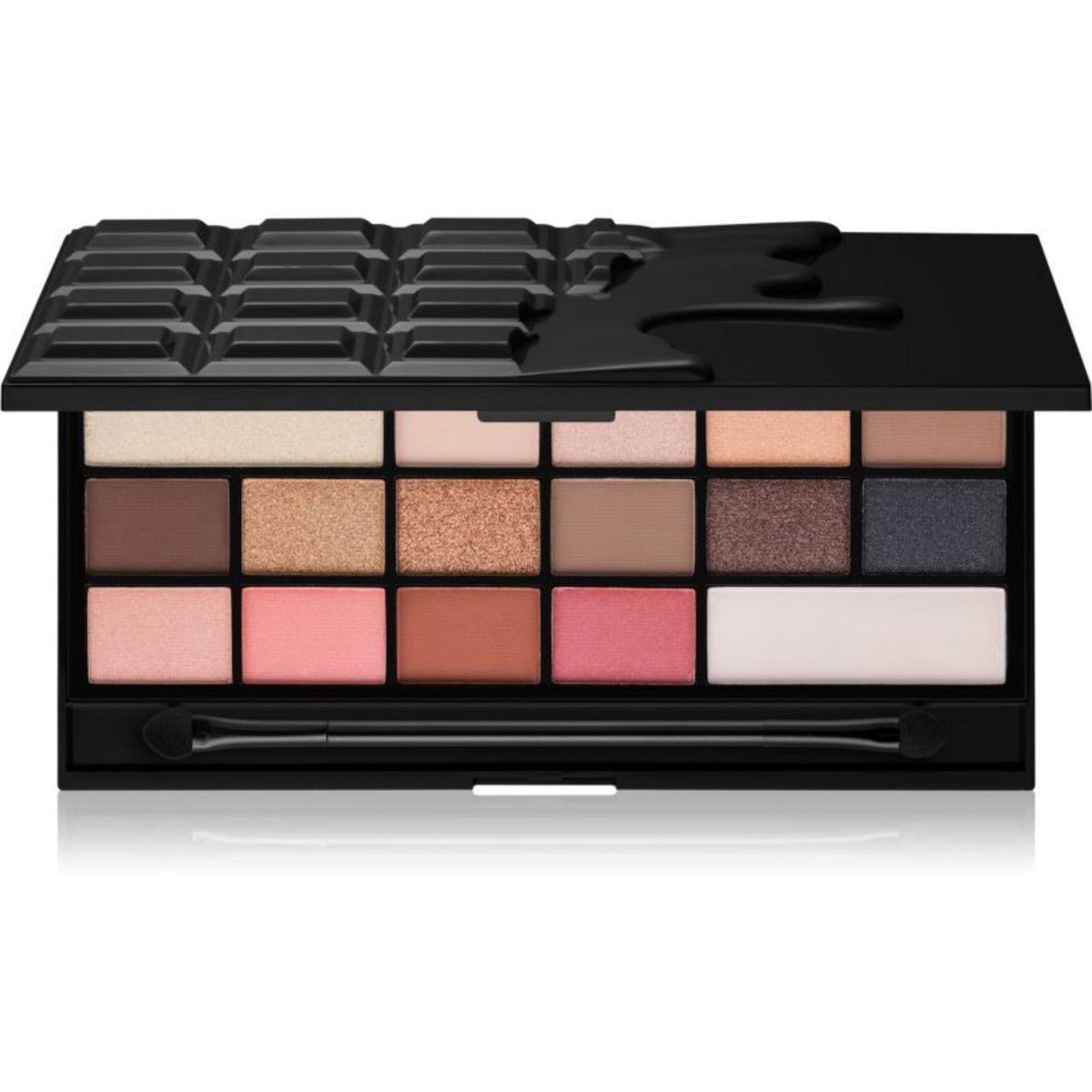 Makeup Revolution, Chocolate Vice, Vegan, Eyeshadow Palette, 14 Shades, 22 g