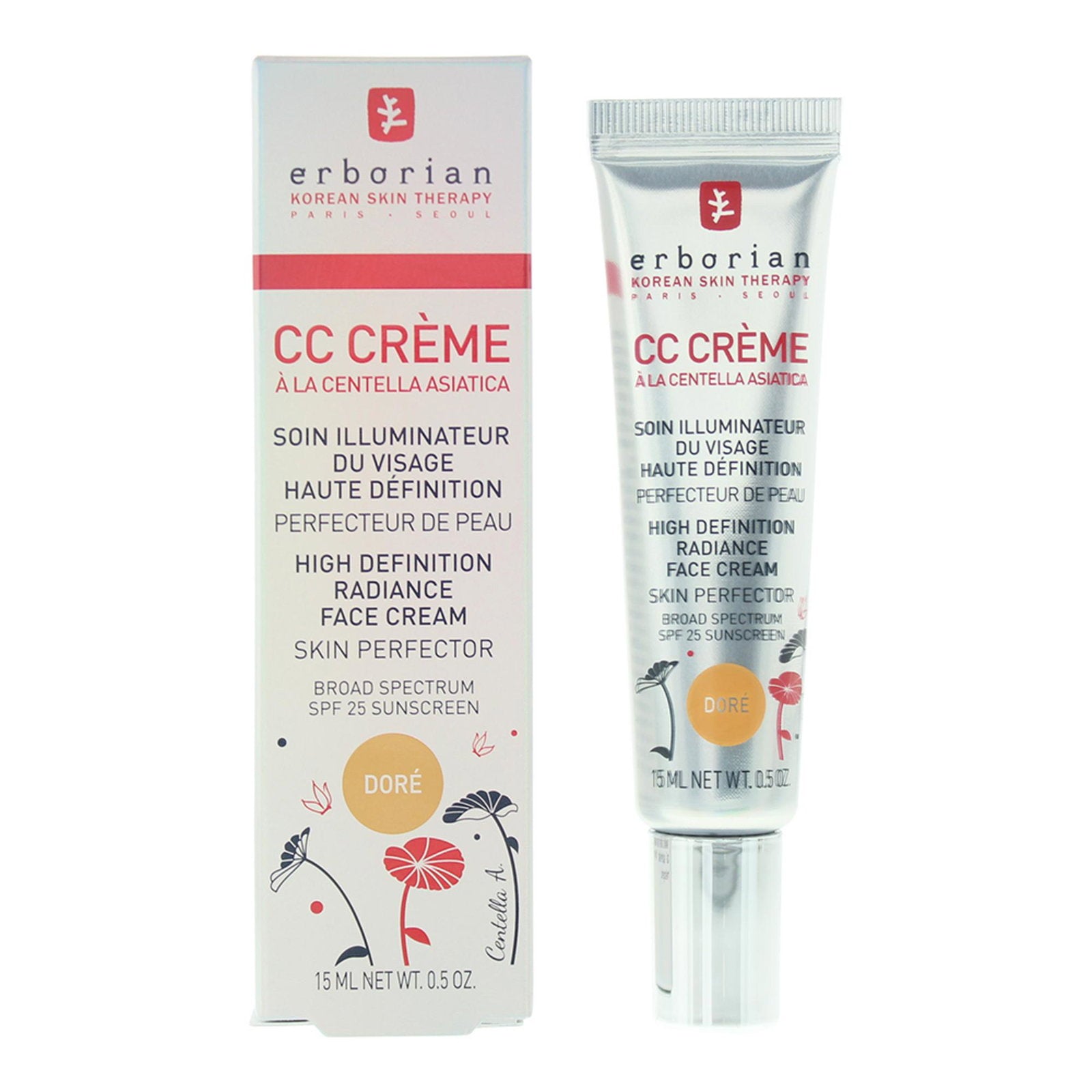 Erborian, CC Cream, High Definition, CC Cream, Dore, 25 SPF, 15 ml