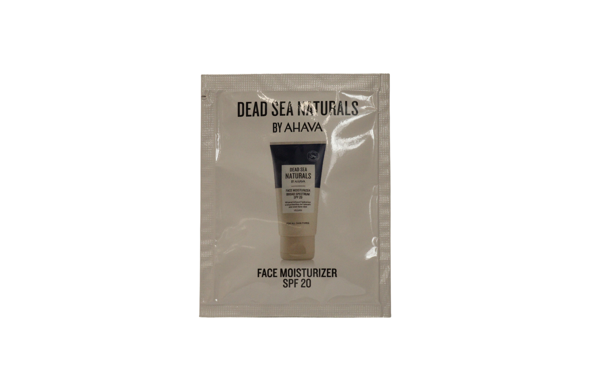 Ahava Dead Sea Naturals hidratante facial SPF 20 - 3 ml Sample