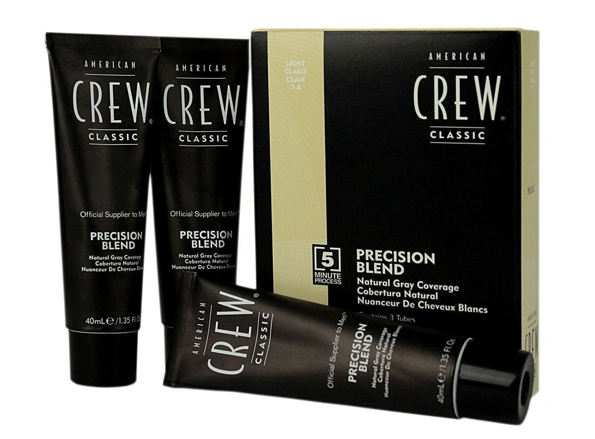 American Crew, Precision Blend, Semi-Permanent Hair Dye, 7-8 Light, 3x, 40 ml