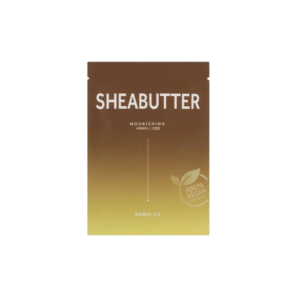 Barulab, Sheabutter, Nourishing, Sheet Mask, For Face, 23 g