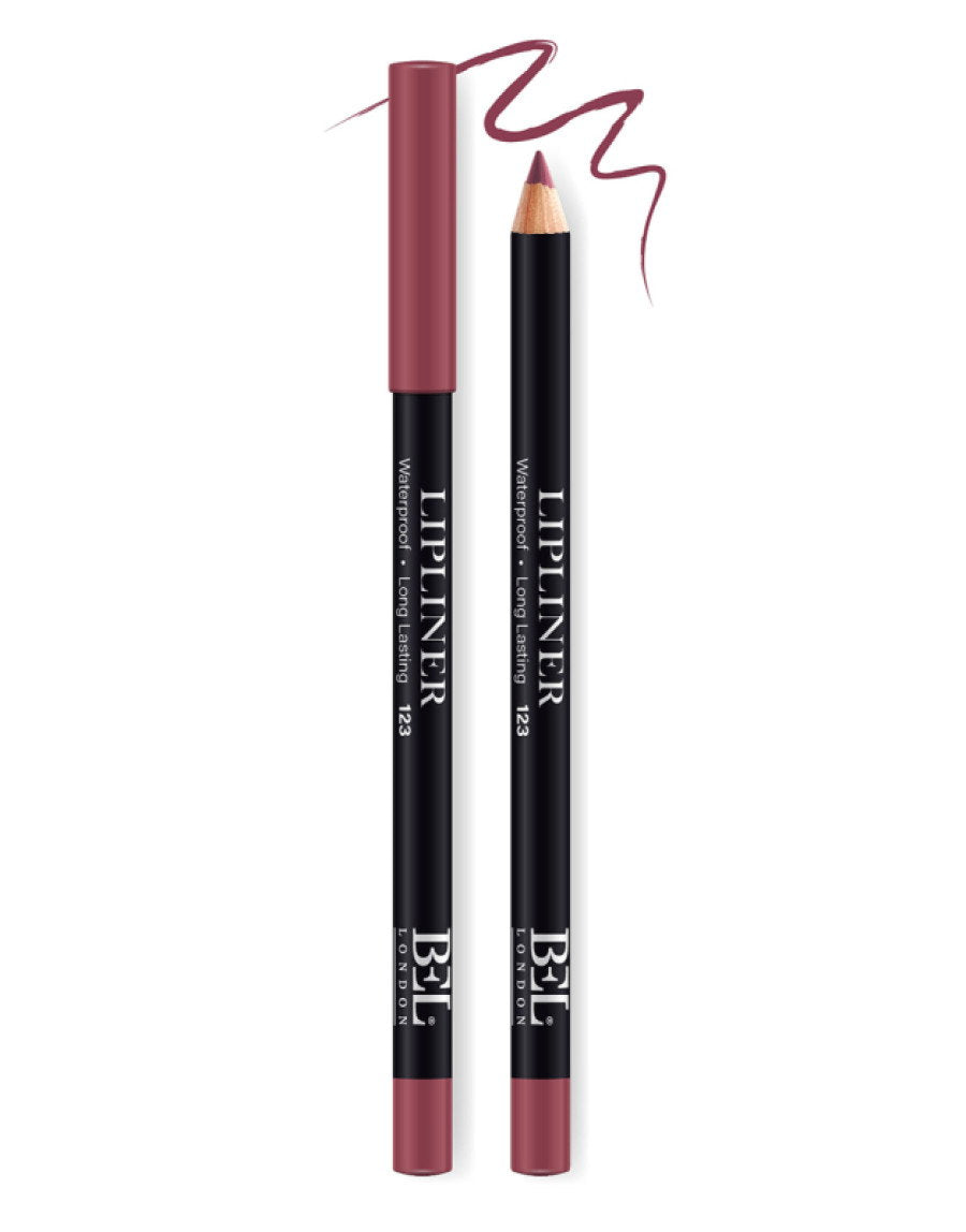 Bel London, BEL London, Hydrogenated Vegetable Oil, Waterproof, Contour, Lip Liner, 123, 0.78 g