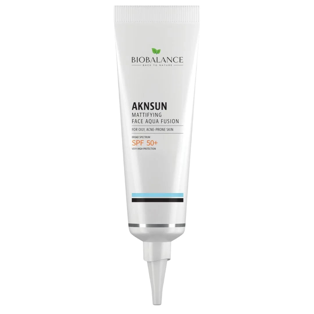 Bio Balance, AKNSUN, Matificante y Protectora, Antes de la Exposición al Sol, Crema, Para el Rostro, SPF 50+, 40 ml