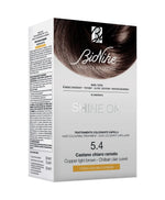 BioNike, Shine On, Permanent Hair Dye, 5.4 Copper Light Brown, 145 ml