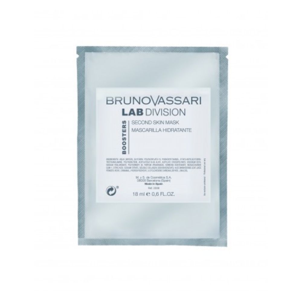 Set, Bruno Vassari, Lab Division, Hyaluronic Acid, Hydra-Nourishing, Peel-Off Mask, For Face, 5 pcs, 18 ml