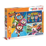 Set Trio, Clementoni, Top Wings, Jigsaw Puzzles 3x48 pcs