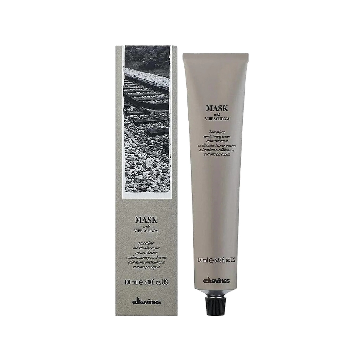 Davines, Mask With Vibrachrom, Permanent Hair Dye, 7.0 , 100 ml