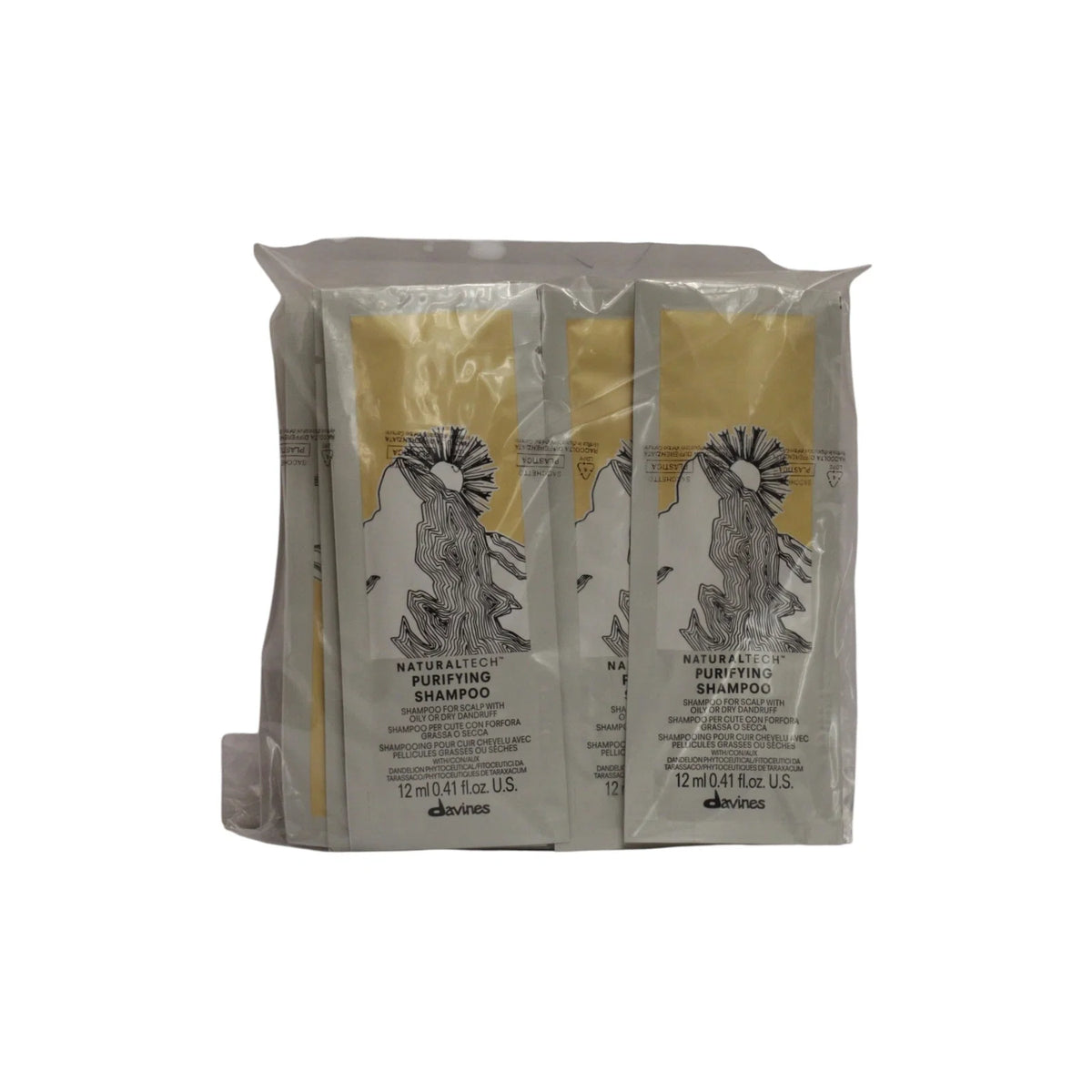Champú purificante Davines NaturalTech 12 unidades