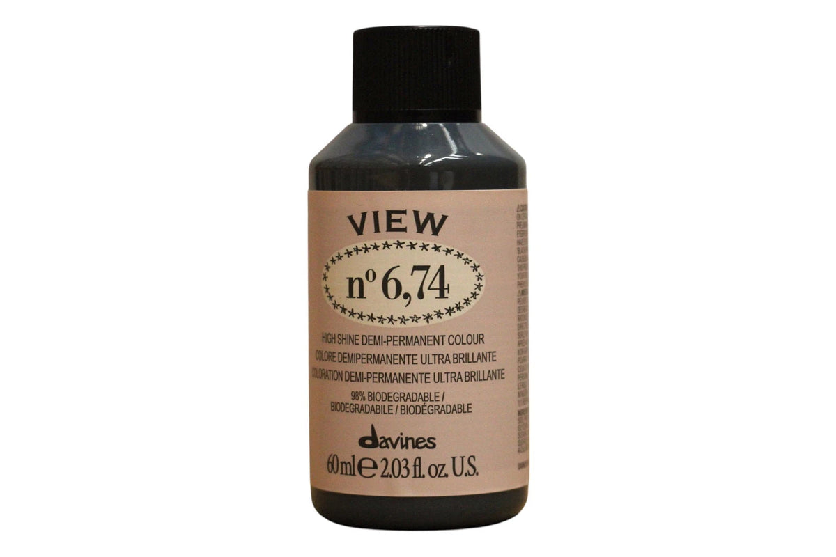 Davines View Color de cabello semipermanente 6.74 Beige Cobre Oscuro 60 ml