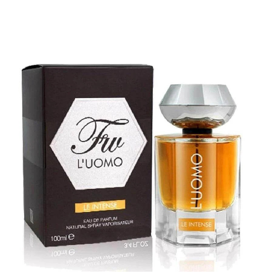 Fragrance World L'Uomo Le Intense agua de perfume para hombre 100 ml