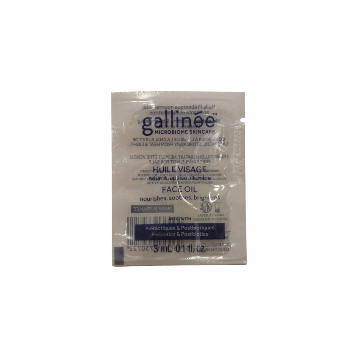 Gallinée Aceite facial prebiótico 3 ml Sample