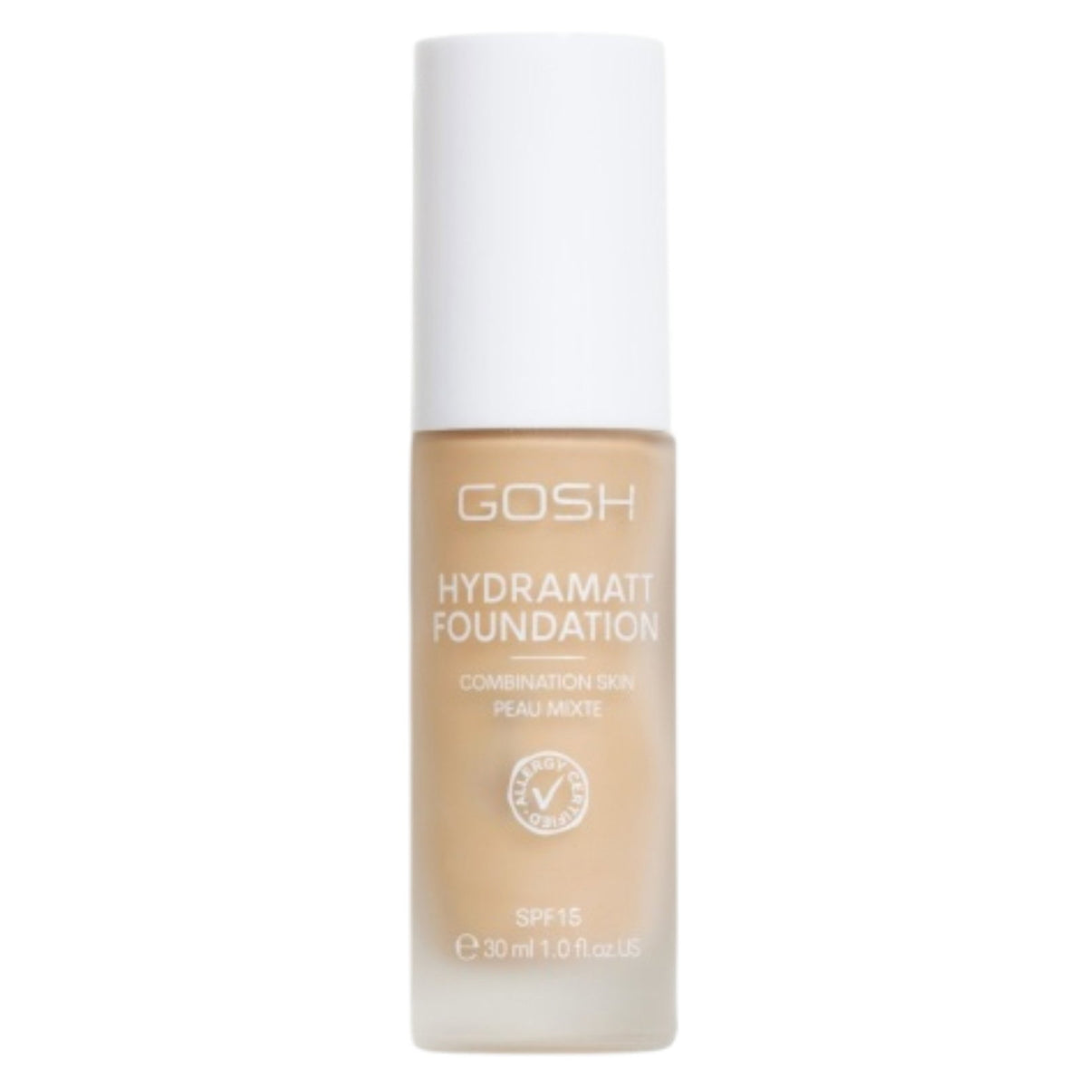 Gosh, Hydramatt, Matte, Liquid Foundation, 006Y, Medium Light, SPF15, 30 ml