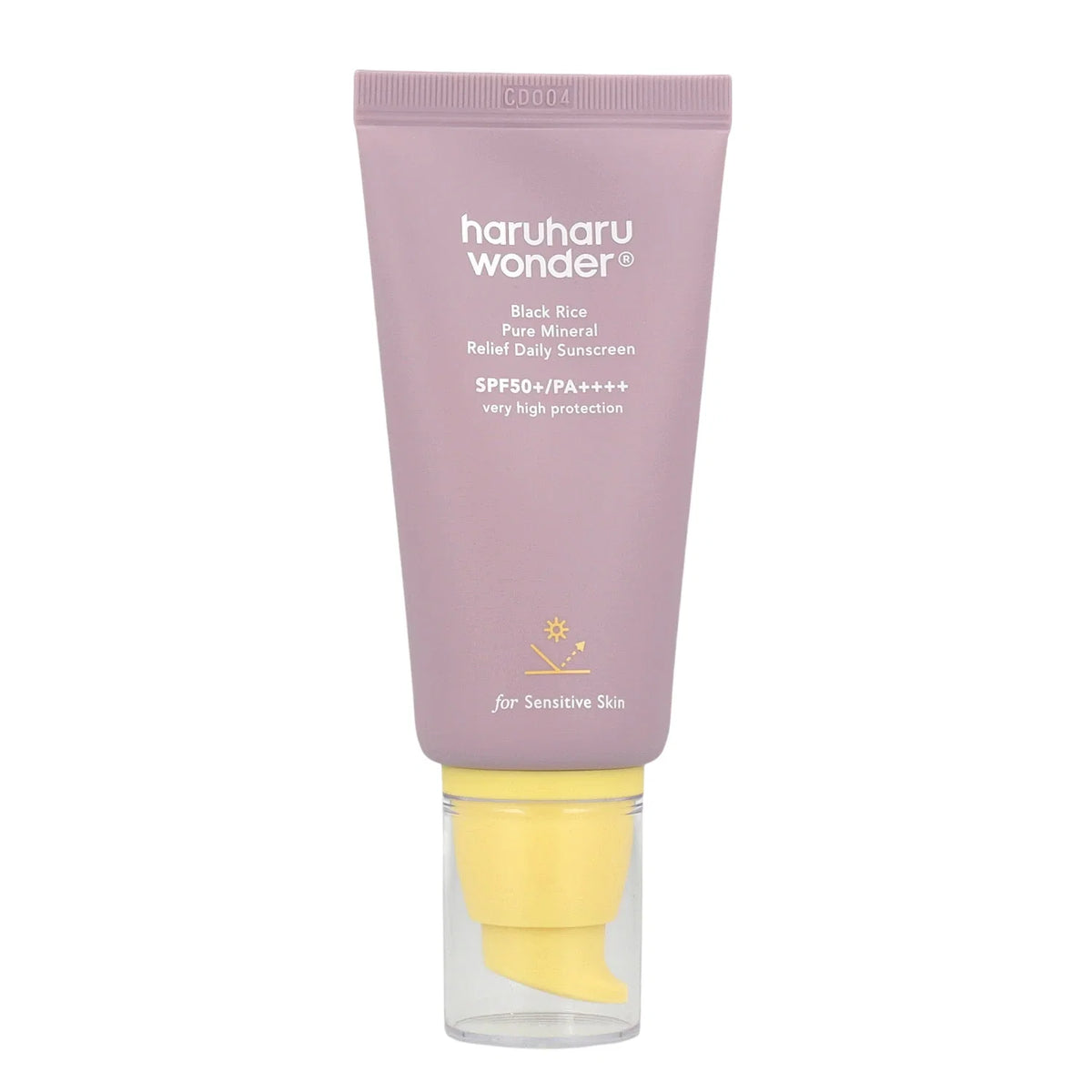 Haruharu Wonder Black Rice Pure Mineral Relief Protector solar de uso diario SPF50+ PA++++ 50 ml