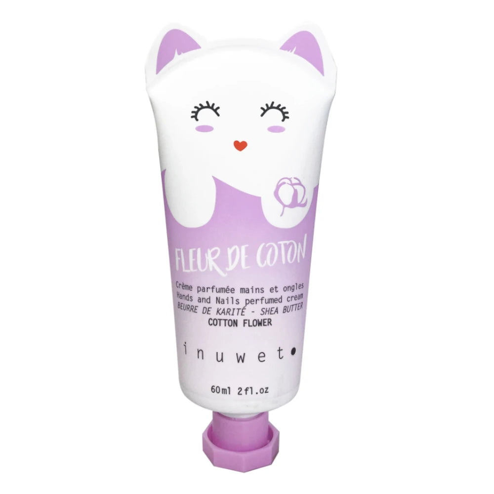 Inuwet, Fleur D'Oranger, Vegano, Nutritivo y Suavizante, Crema de Manos y Uñas, Floral, 60 ml