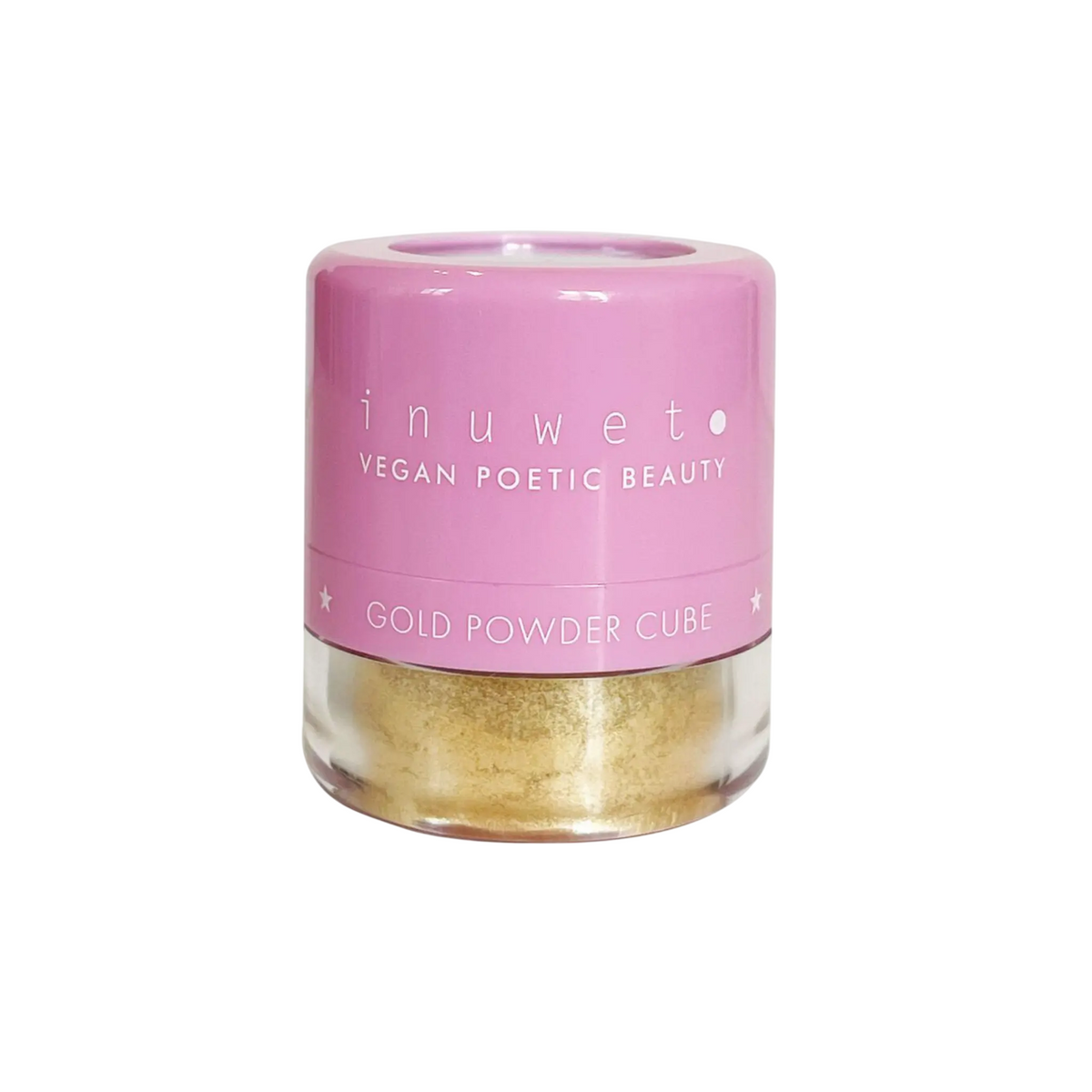 Inuwet, Gold Powder Cube, Vegan, Glow & Illuminating, Loose Highlighter Powder, 3.5 g