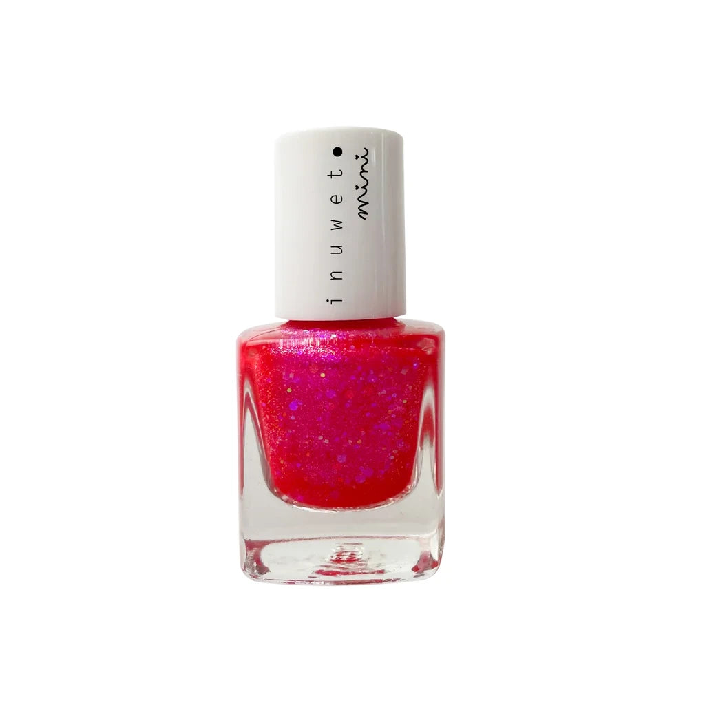 Inuwet Esmalte de Uñas con Purpurina Fushia 5 ml Miniatura