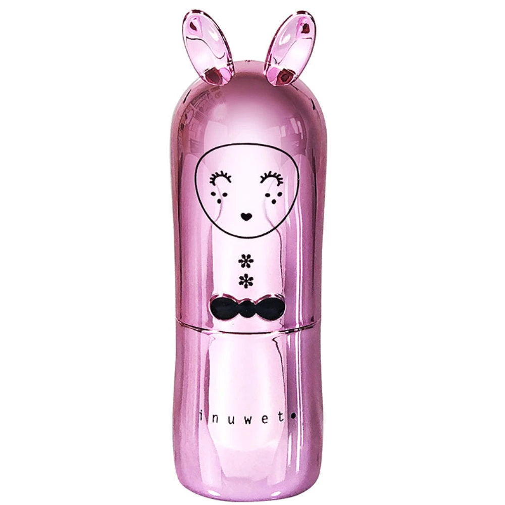 Inuwet, Inuwet, Vegano e Ingredientes Naturales, Hidratante y Acondicionador, Bálsamo Labial, Rosa, 3.5 g