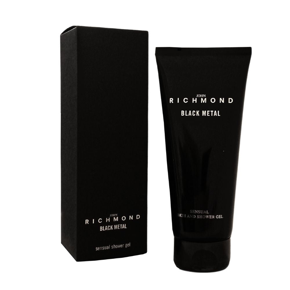 John Richmond, Black Metal, Natural, Cleansing, Shower Gel, 200 ml