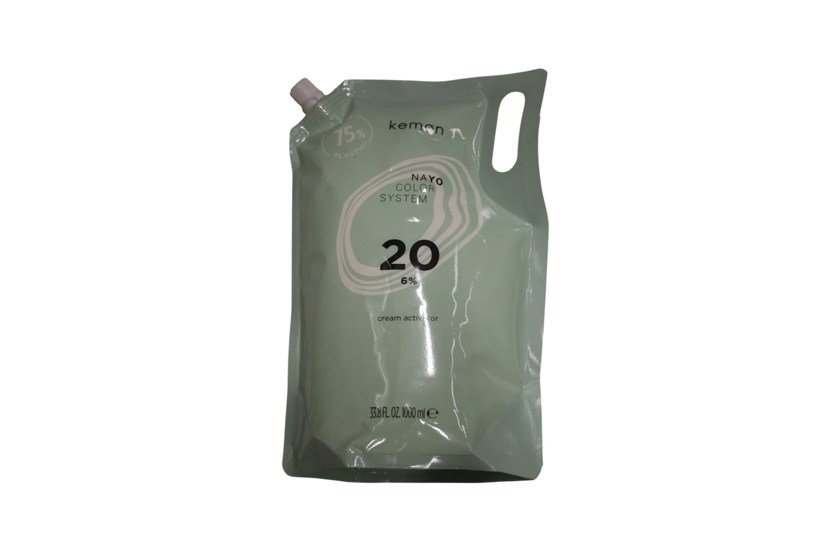 Kemon Nayo Activador en Crema 20 Volúmenes 6% Loción Colorante para el Cabello 1000 ml