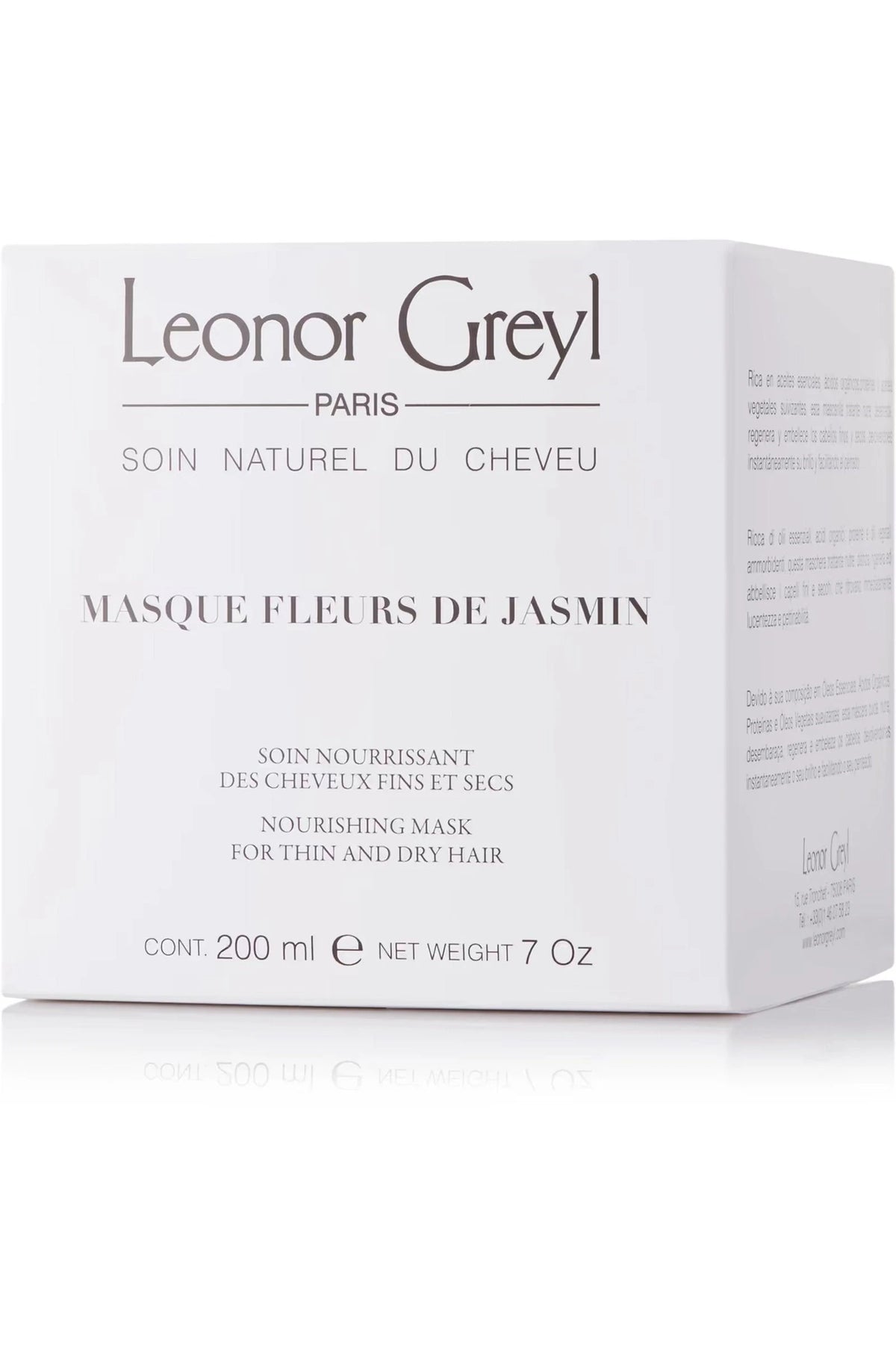 Leonor Greyl,  Fleurs De Jasmin, Hair Treatment Cream Mask, For Nourishing, 200 ml