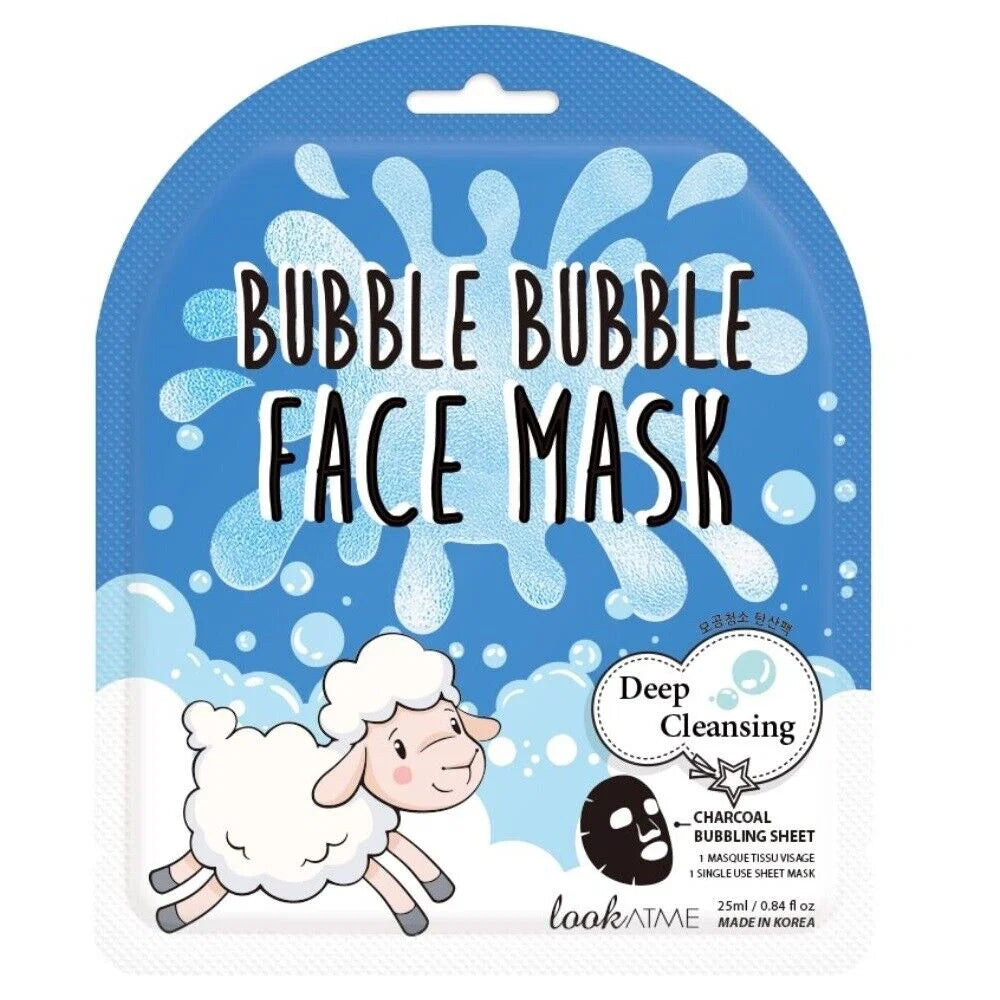 Look At Me Bubble Bubble Mascarilla de tejido de limpieza profunda con carbón 25 ml