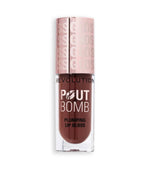 Makeup Revolution, Pout Bomb, Plumping, Lip Gloss, Espresso Cool, 4.6 ml