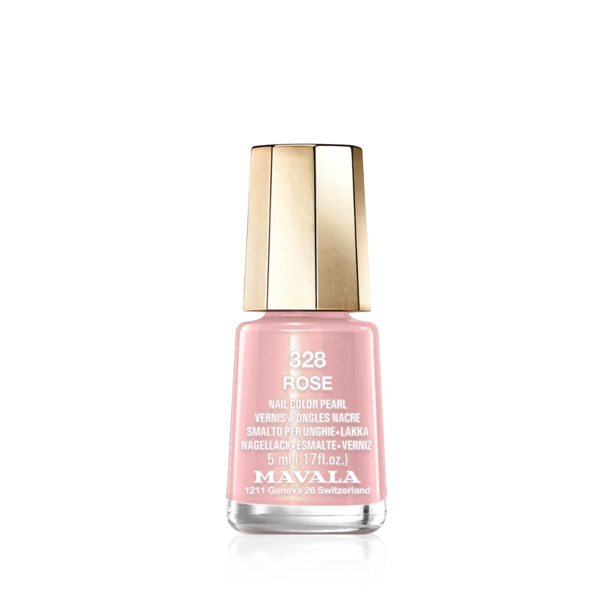 Mavala, Mavala, Glossy & Long Lasting, Nail Polish, 328, Rose, 5 ml *Miniature
