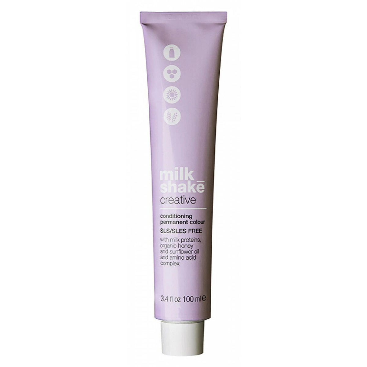 Milk Shake, Creative, SLS/SLES-Free, Permanent Hair Dye, .7.V Metallic Violet, 100 ml