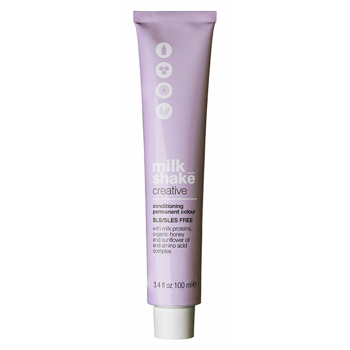 Milk Shake, Creative, SLS/SLES-Free, Permanent Hair Dye, 7.4317CGA Exotic Medium Blond, 100 ml