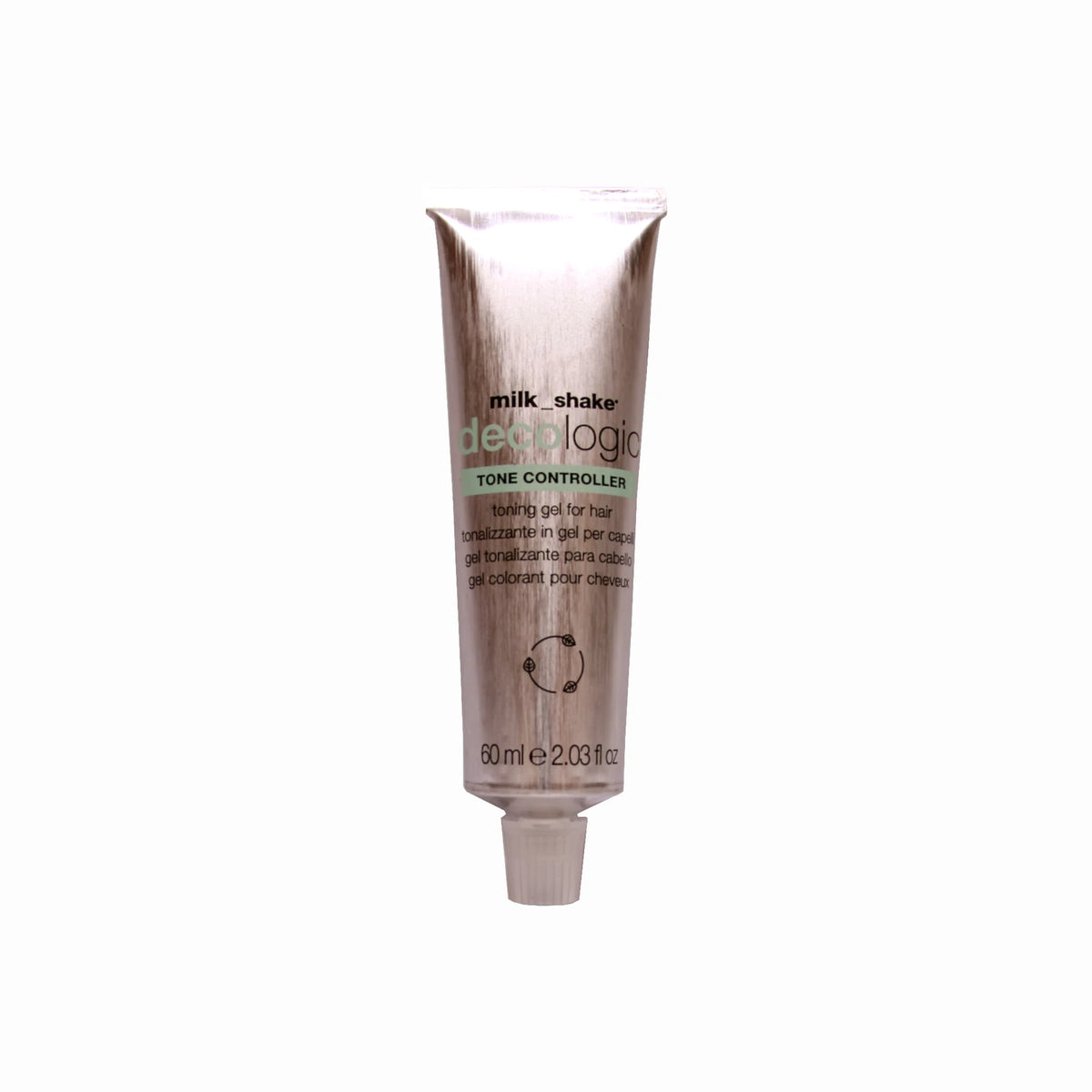 Milk Shake, Decologic Tone Controller, Silk Proteins, Hair Colouring Cream Toner,  Amethist Gray, For Lightened Hair, 60 ml