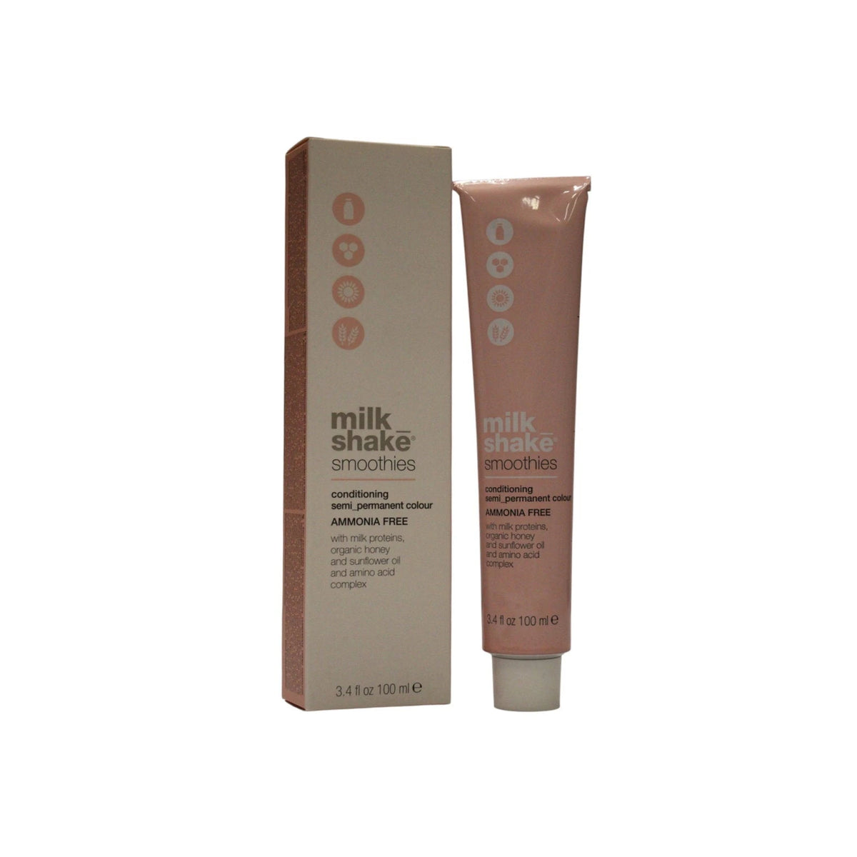 Milk Shake Smoothies Tinte Capilar Semipermanente 10.16 Rubio Platino Intenso Rosa Ceniza 100 ml