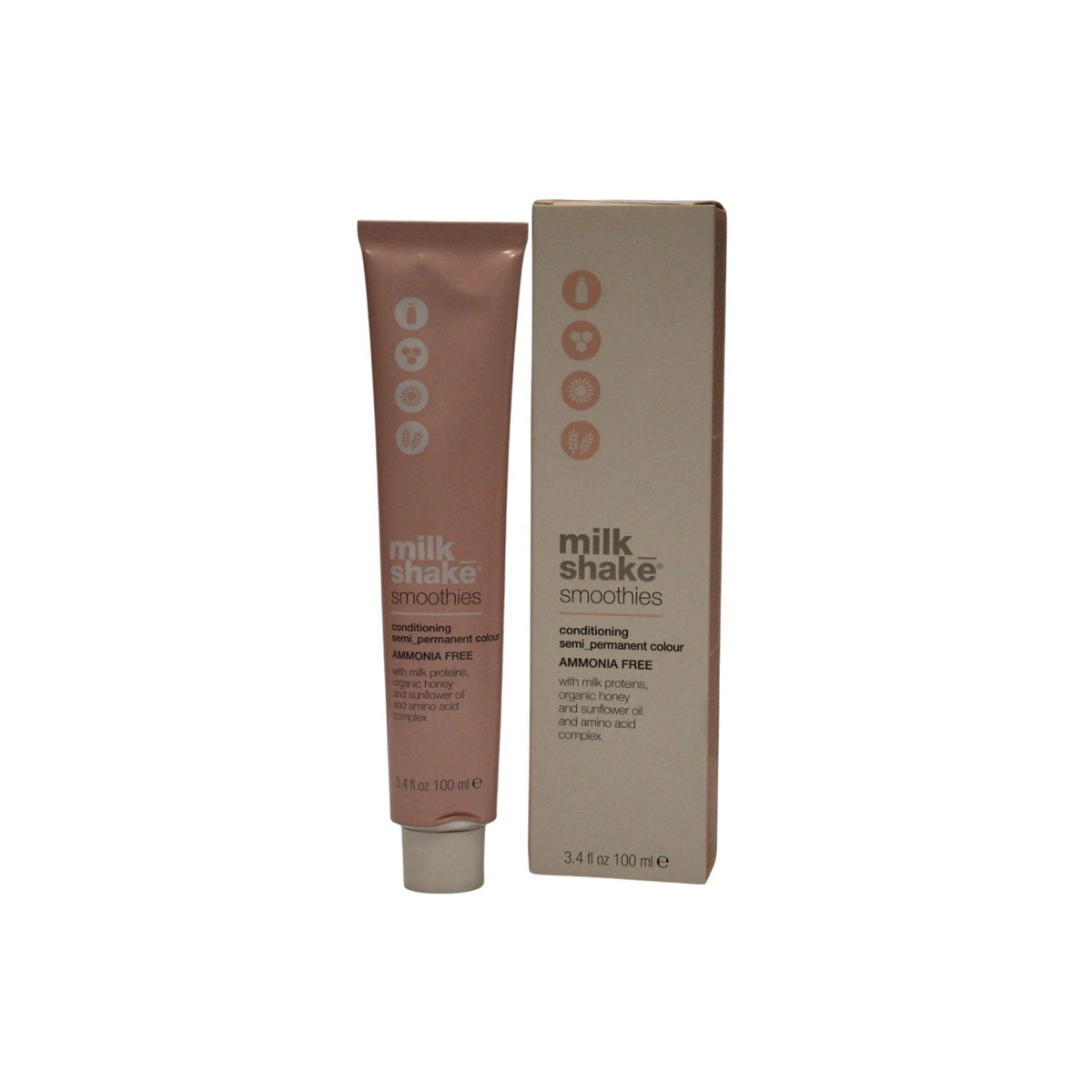 Milk Shake Smoothies Tinte Semipermanente para el Cabello 8.71 Rubio Claro Ceniza Rojo 100 ml