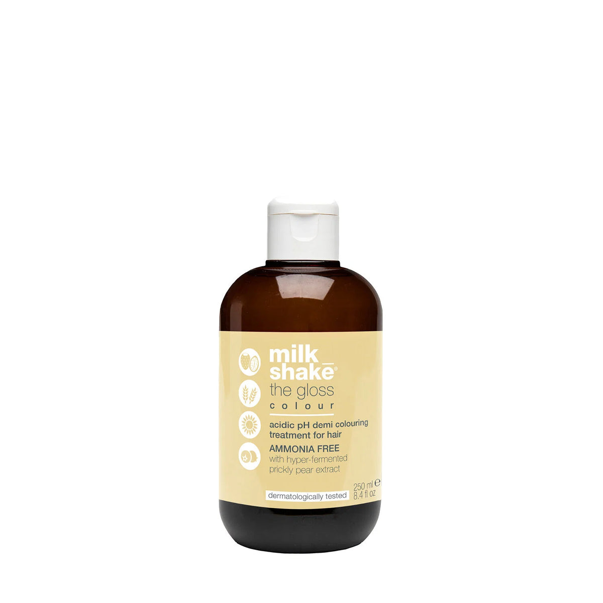 Milk Shake, The Golss Acidic pH, Demi-Permanent Hair Dye, 4 Castano, 60 ml