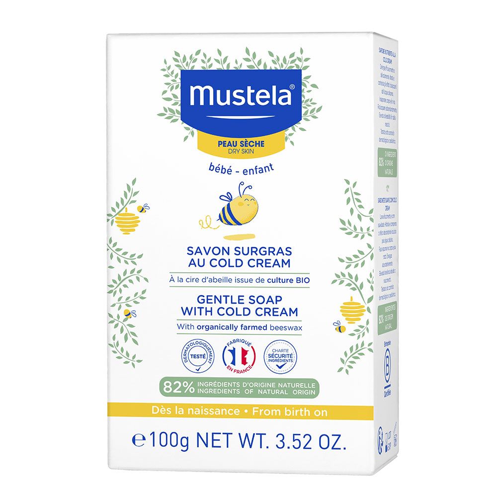 Mustela Jabón suave con crema protectora - 100 g