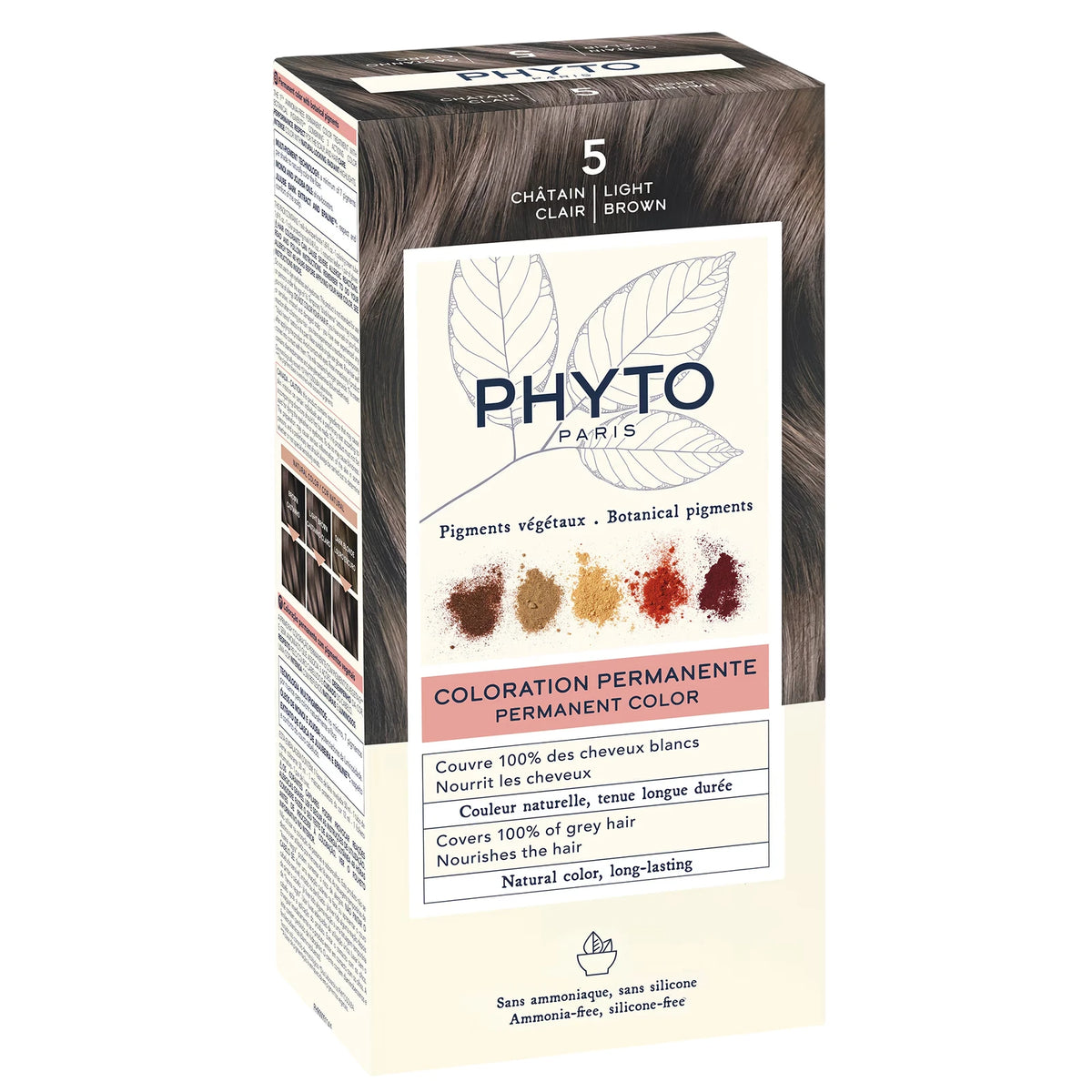Phyto Color Tinte Permanente para el Cabello 5 Castaño Claro 50 ml