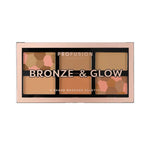 Profusion Cosmetics, Bronze & Glow, Matte & Contouring, Blush Highlighter Palette, 15.6 g