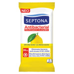 Septona, Moisturising Antibacterial, Cleansing Wipes, For Hands, 15 pcs, *Tester