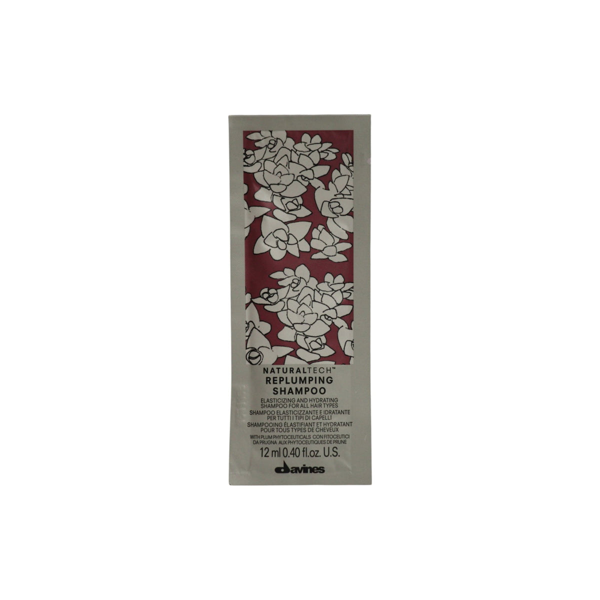 Davines Natural Tech Replumping champú conjunto de muestras 12 unidades