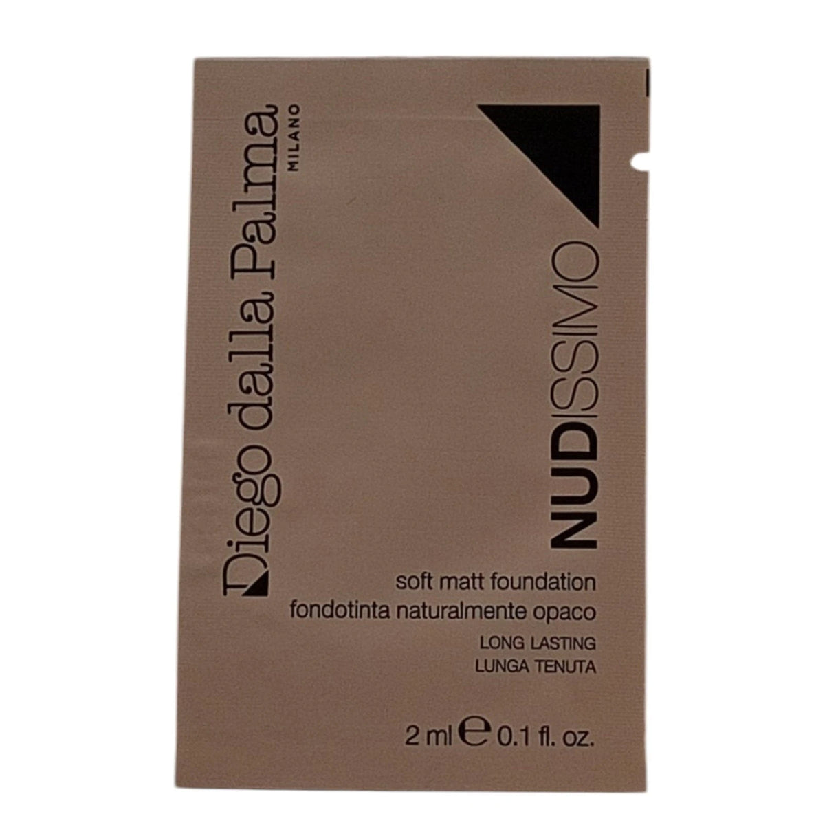 Set, Diego Dalla Palma, Nudissimo - Soft Matt, Oil-Free, Long Lasting, Liquid Foundation, 244W, Sabbia, 12 pcs, 2 ml *Sample
