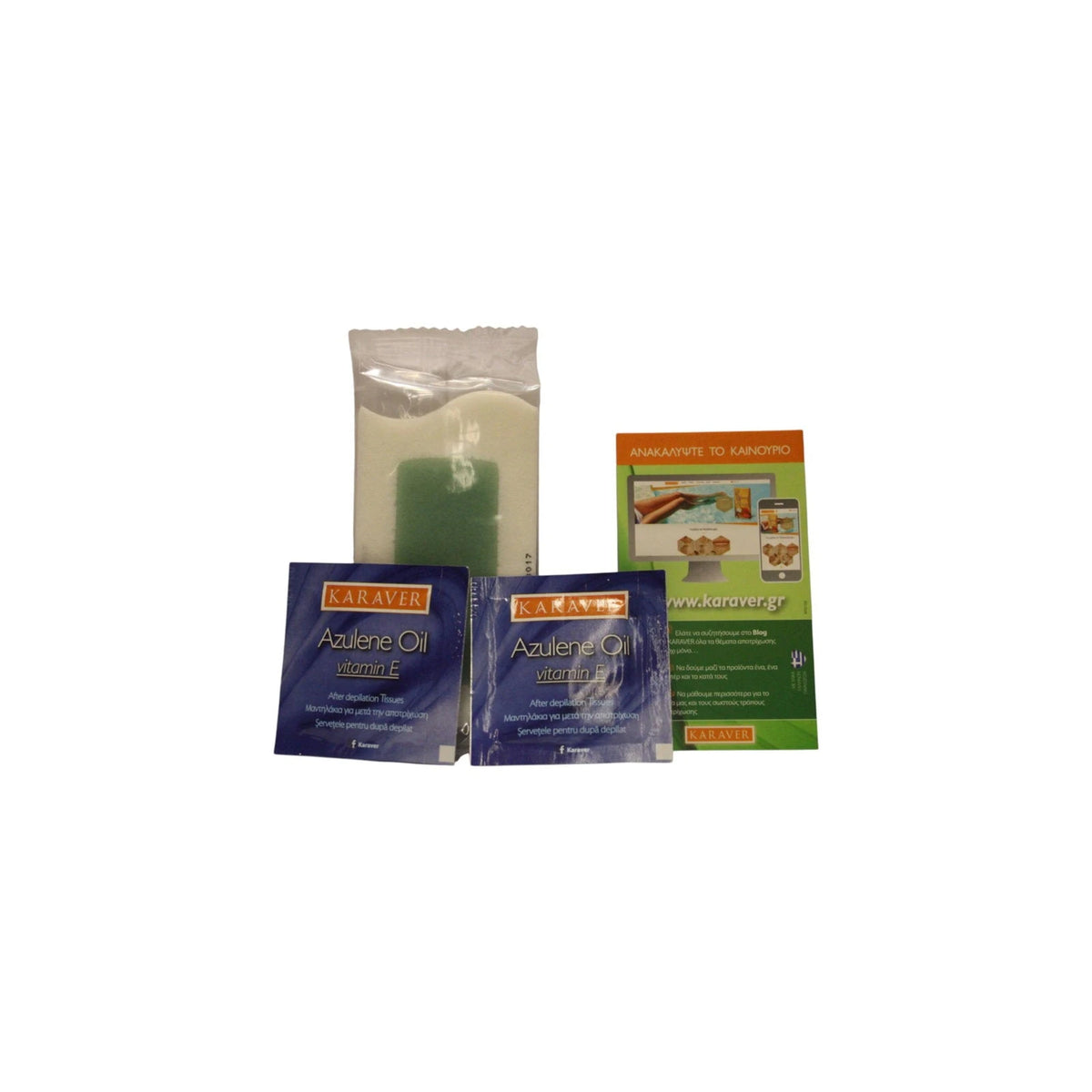 Karaver Velvet Tiras de cera depilatoria con aloe vera 16 uds Tester