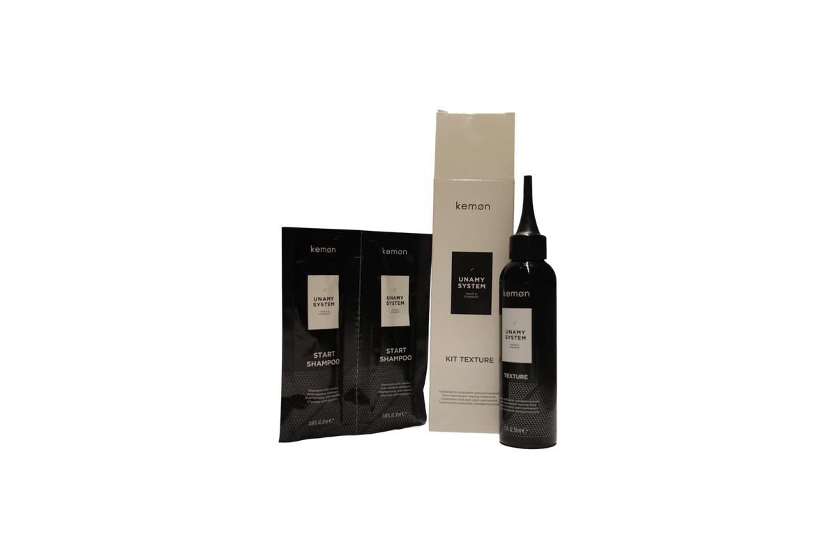 Kemon Unamy System Kit de textura - Fluido 125 ml + Champú Start 2 uds.