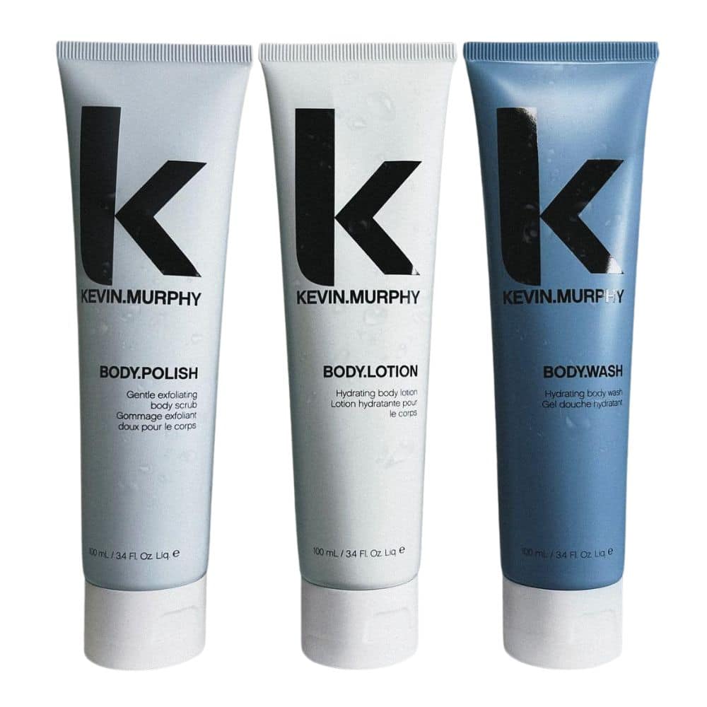Set Kevin Murphy: Body, Hydrating, Body Wash, 100 ml + Body, Hydrating, Body Lotion, 100 ml + Body, Body Scrub, 100 ml