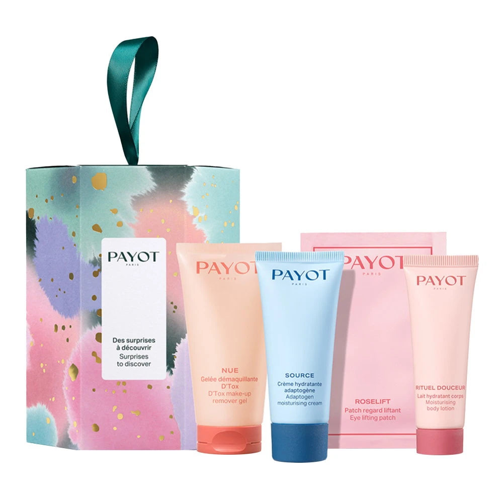 Payot Set Rutina de Viaje - Kit de Cuidado de la Piel de 4 Piezas (50 ml + 30 ml + 25 ml + 2 g)