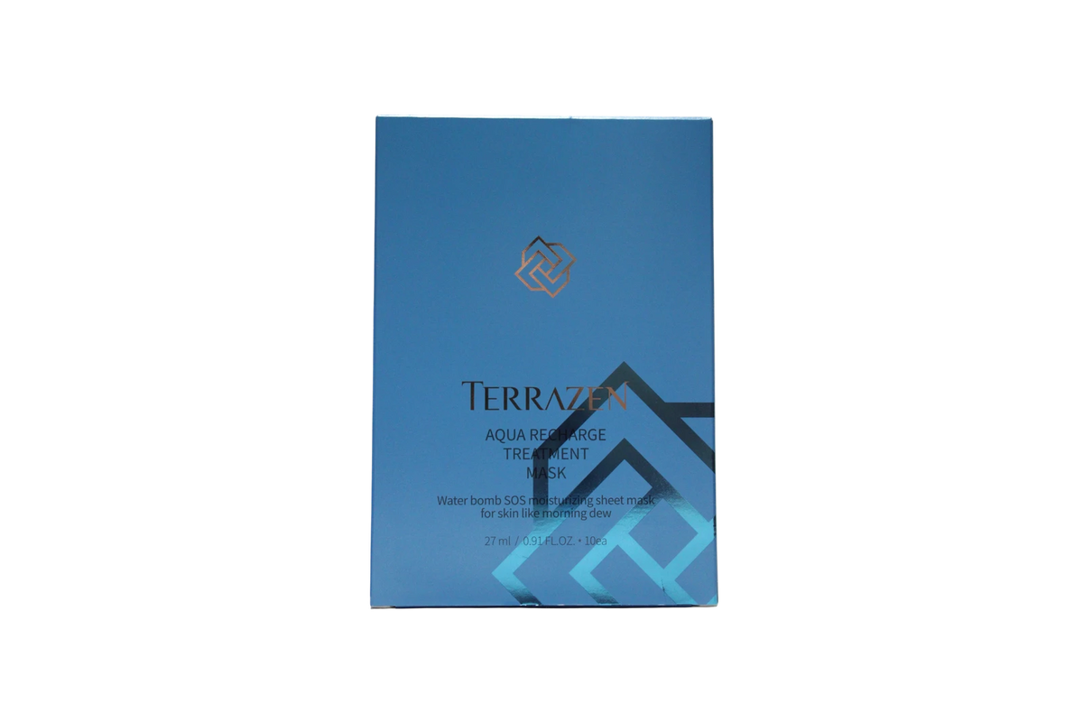 Terrazen Aqua Recharge Set de mascarillas de tratamiento - 10 pcs