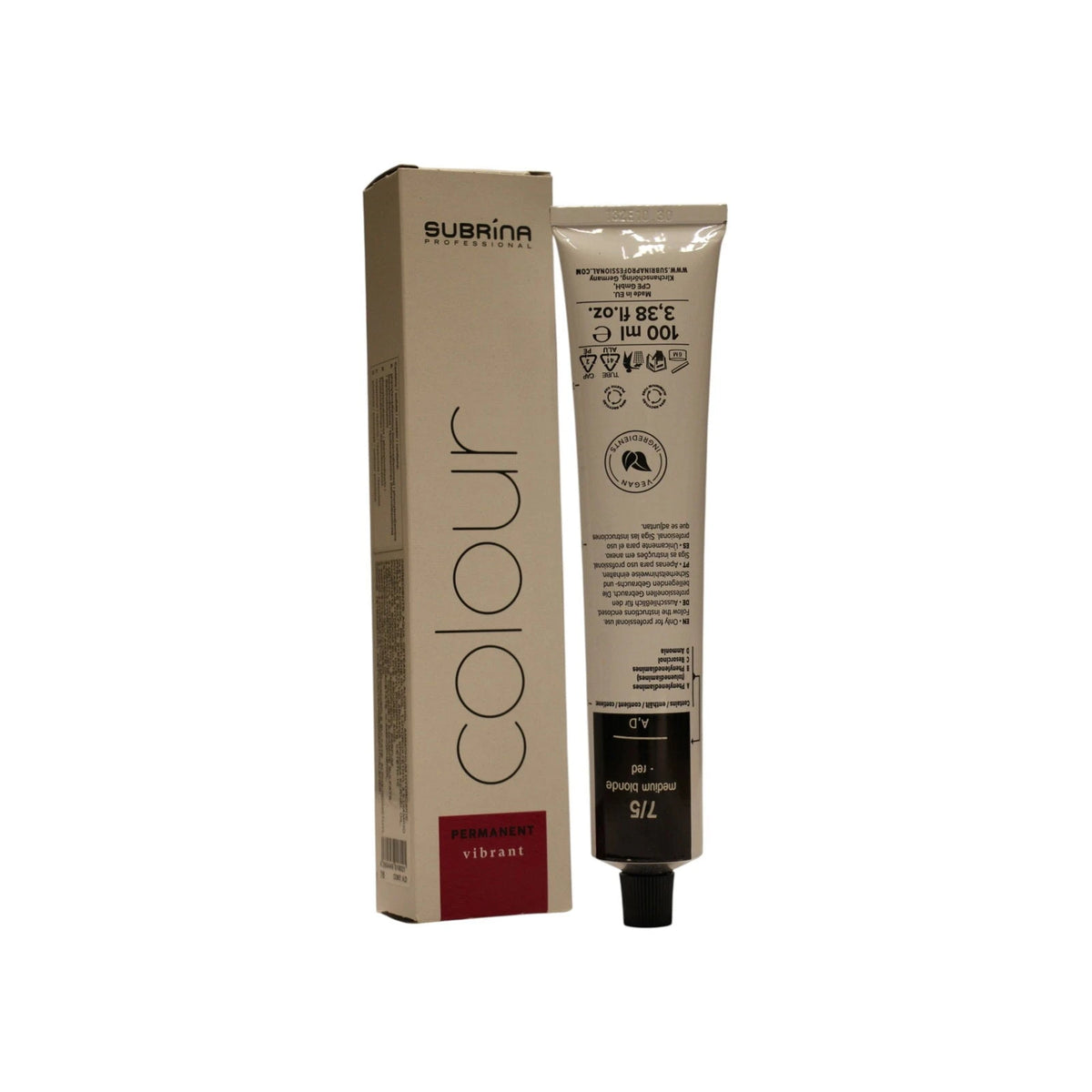 Subrina Professional Essential Colour Tinte Capilar Permanente 7/5 - 100 ml