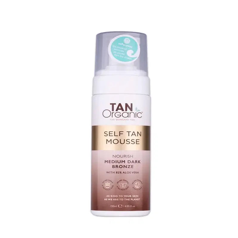 TanOrganic, Self Tan, Nourishing, Self-Tanning Mousse, For Face & Neck, 120 ml